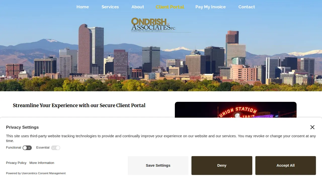 Ondrish & Associates, PC page