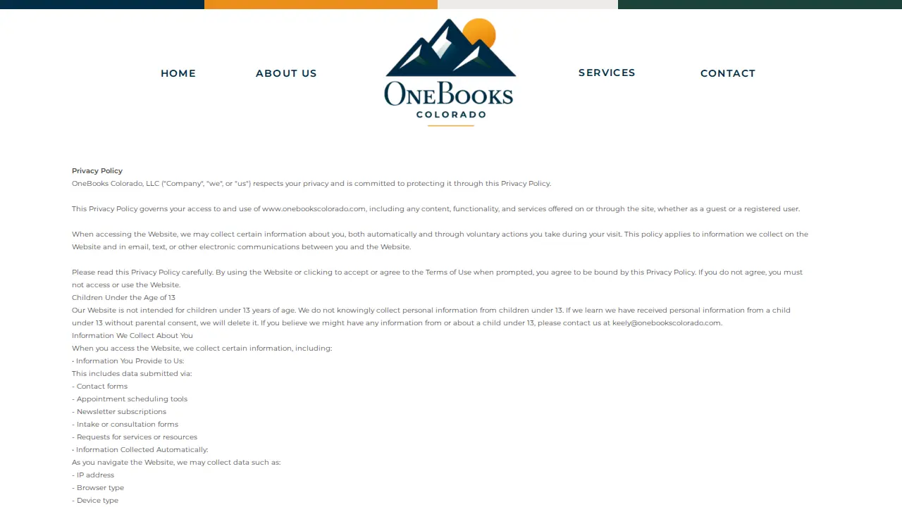 OneBooks Colorado, LLC page