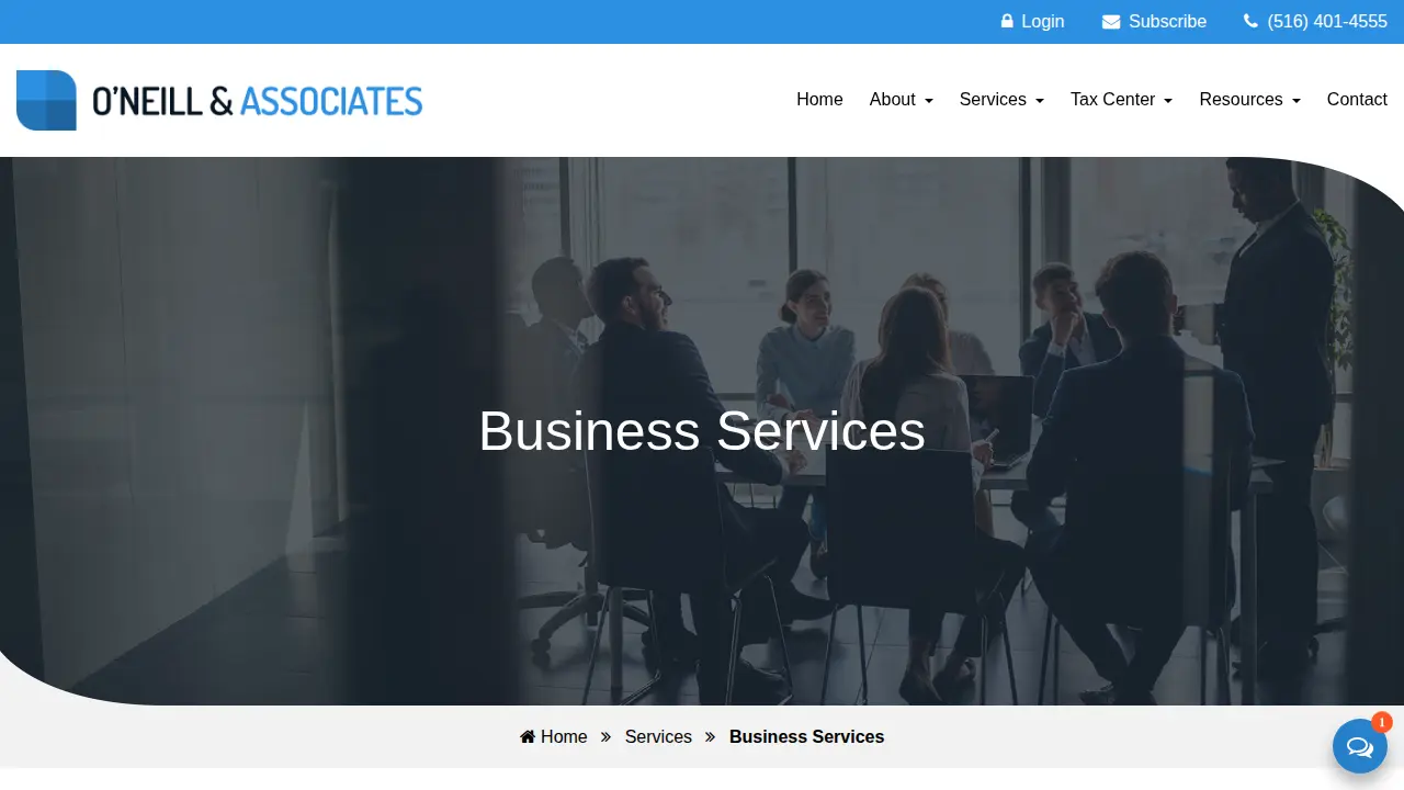 O'Neill & Associates page