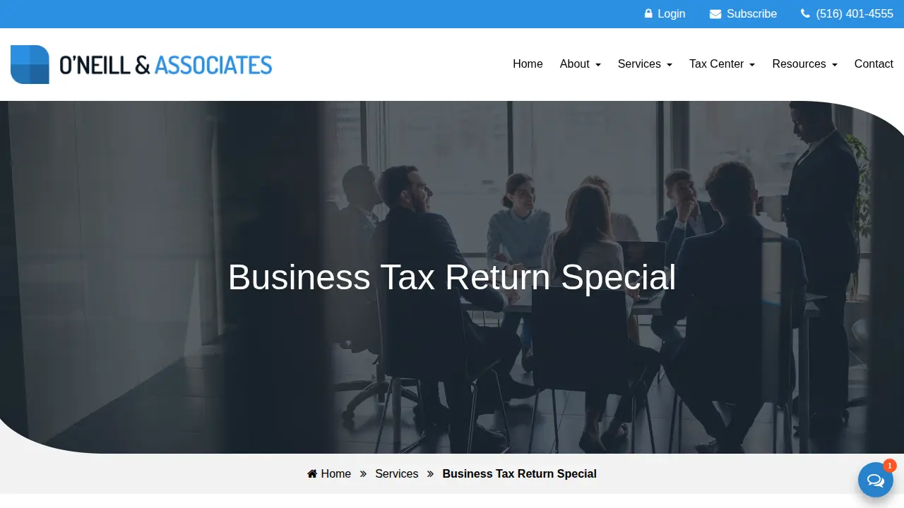 O'Neill & Associates page