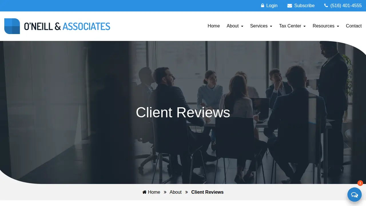 O'Neill & Associates page