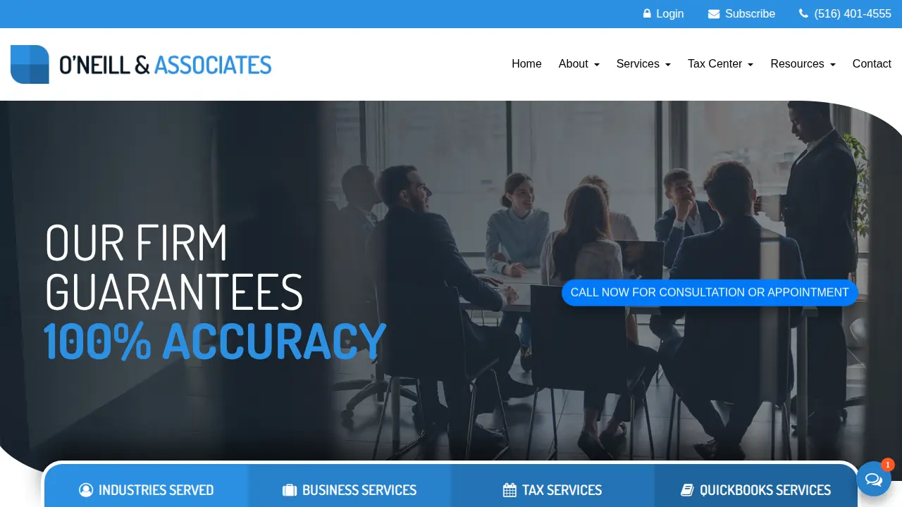O'Neill & Associates page
