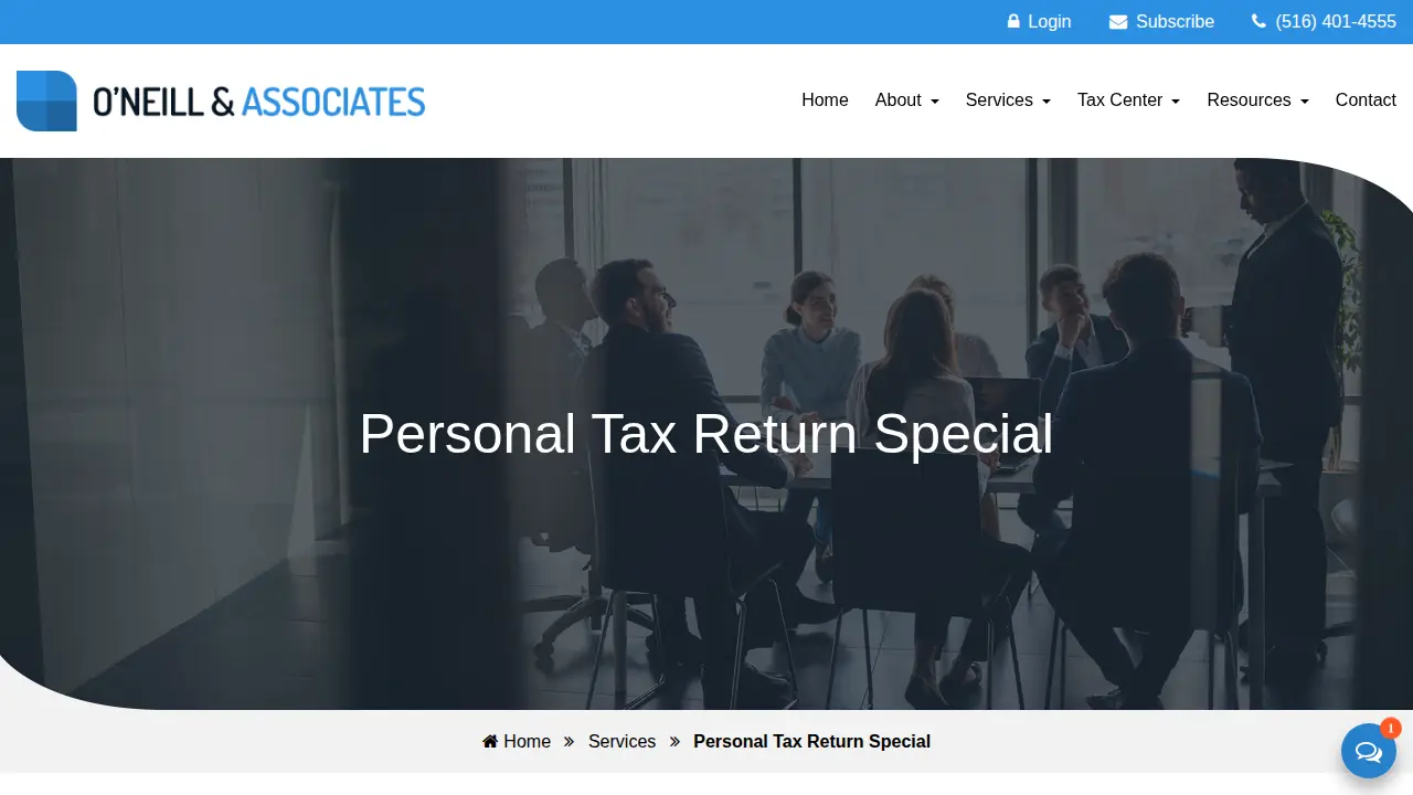 O'Neill & Associates page