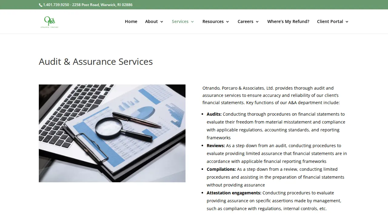 Otrando Porcaro & Associates, Ltd page