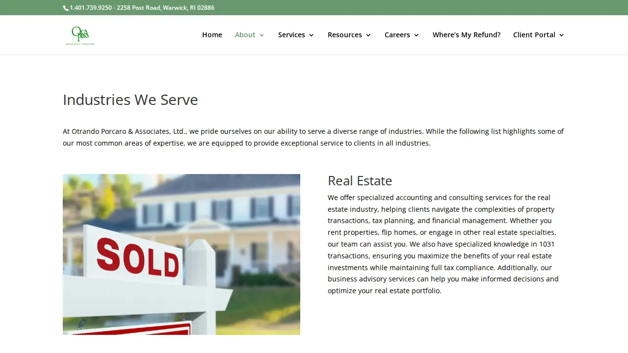 Otrando Porcaro & Associates, Ltd page
