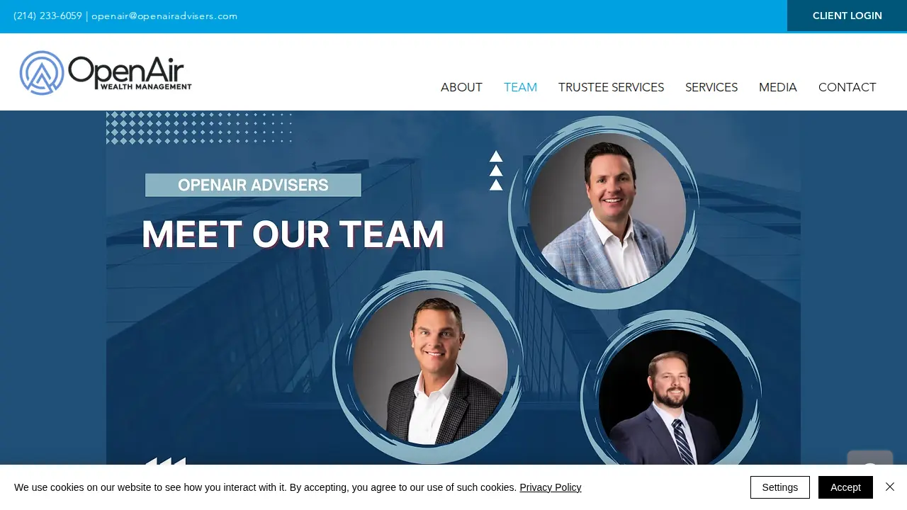 OpenAir Advisers page