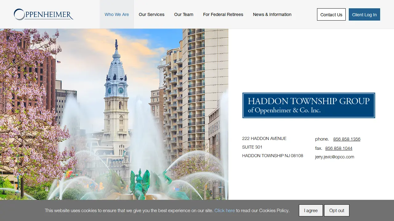 Haddon Township Group of Oppenheimer