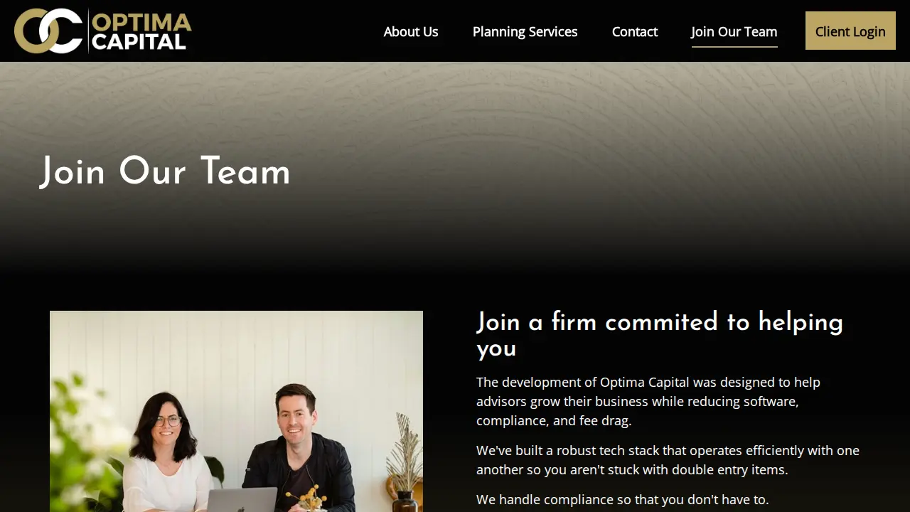 Optima Capital LLC page