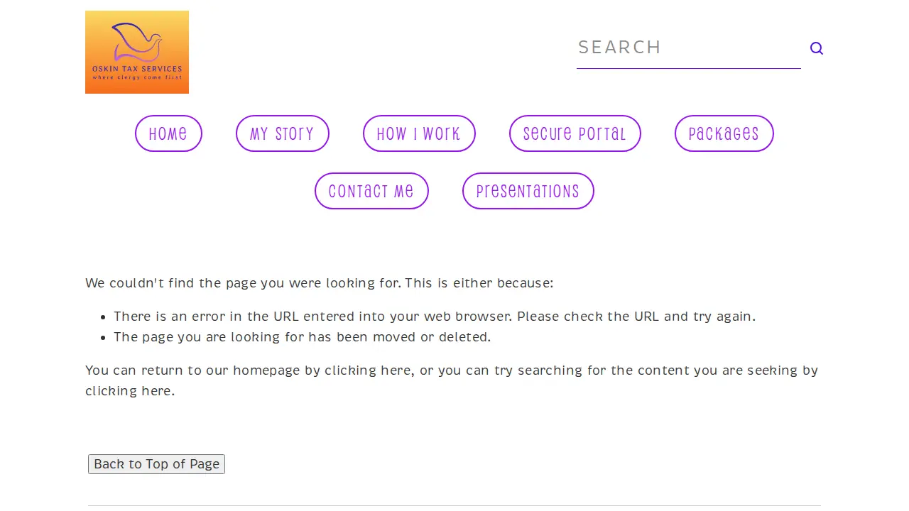 Oskin Tax Services LLC page