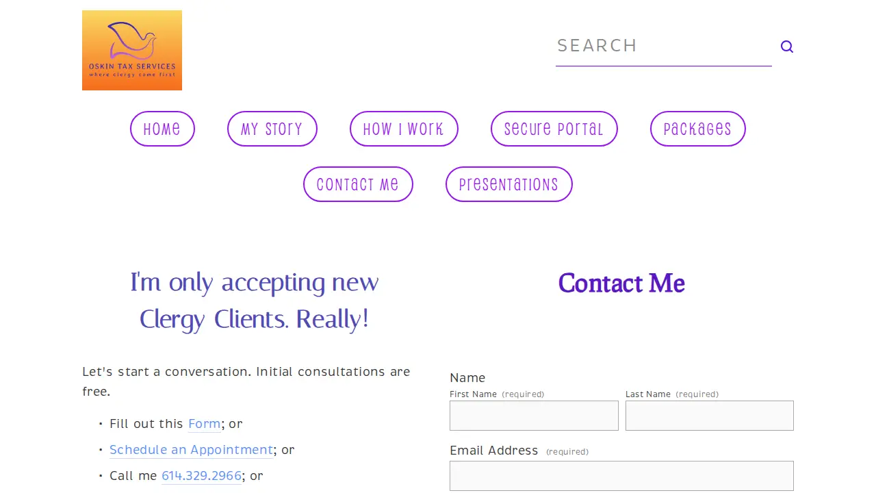 Oskin Tax Services LLC page