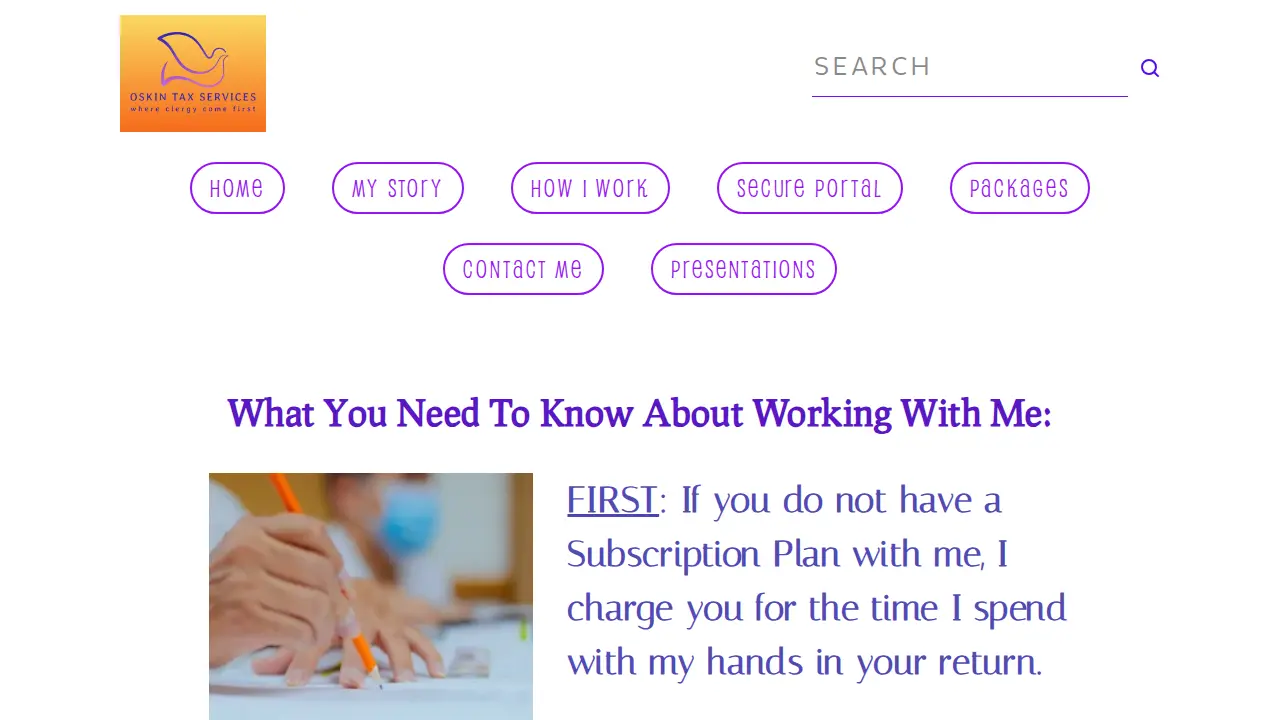 Oskin Tax Services LLC page