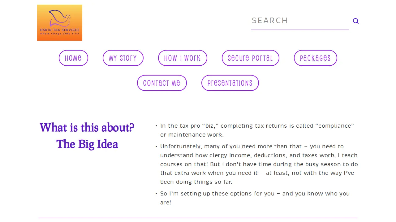 Oskin Tax Services LLC page