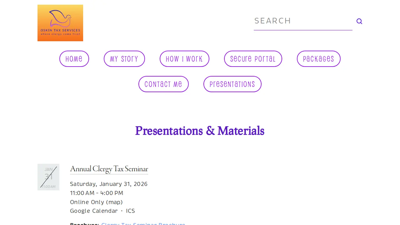 Oskin Tax Services LLC page