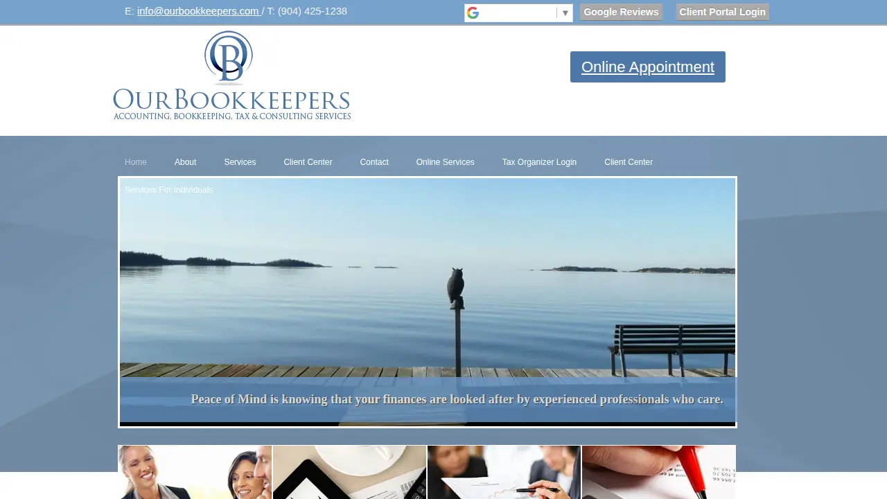 Our Bookkeepers Inc page