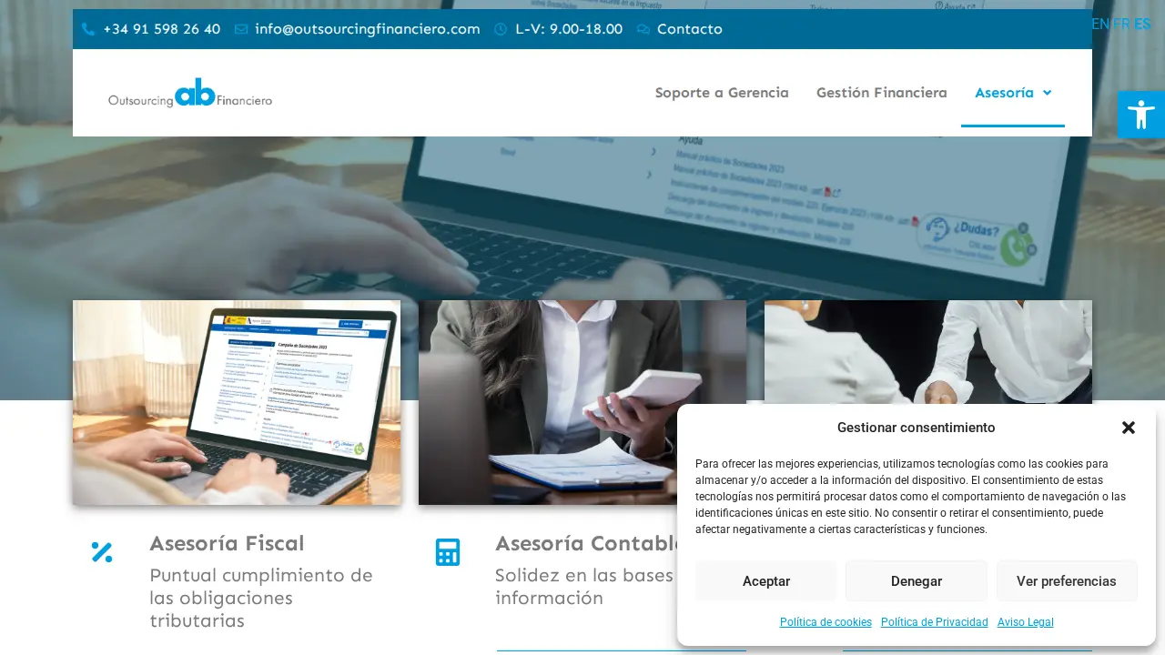 AB Outsourcing Financiero SLU page