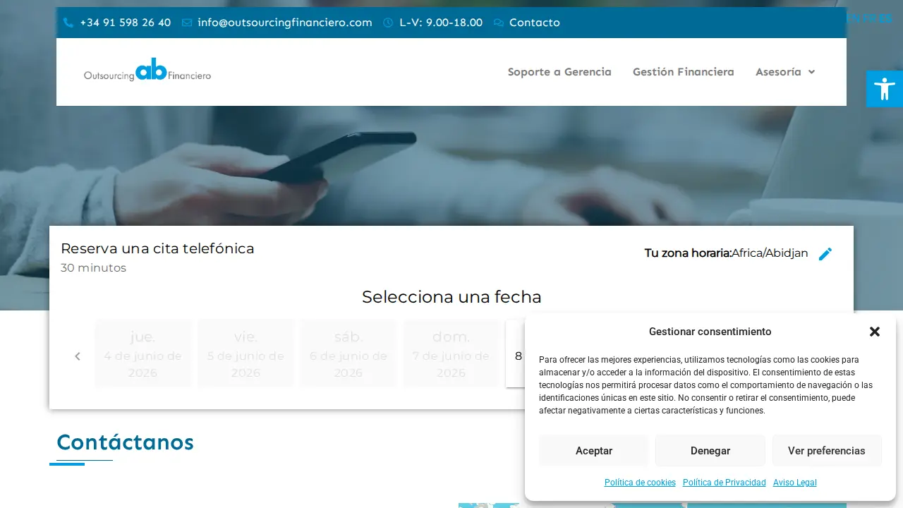 AB Outsourcing Financiero SLU page