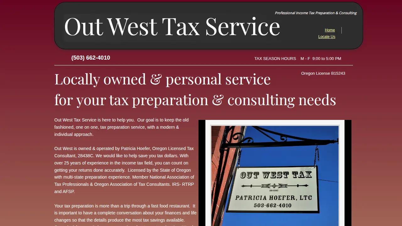 Out West Tax