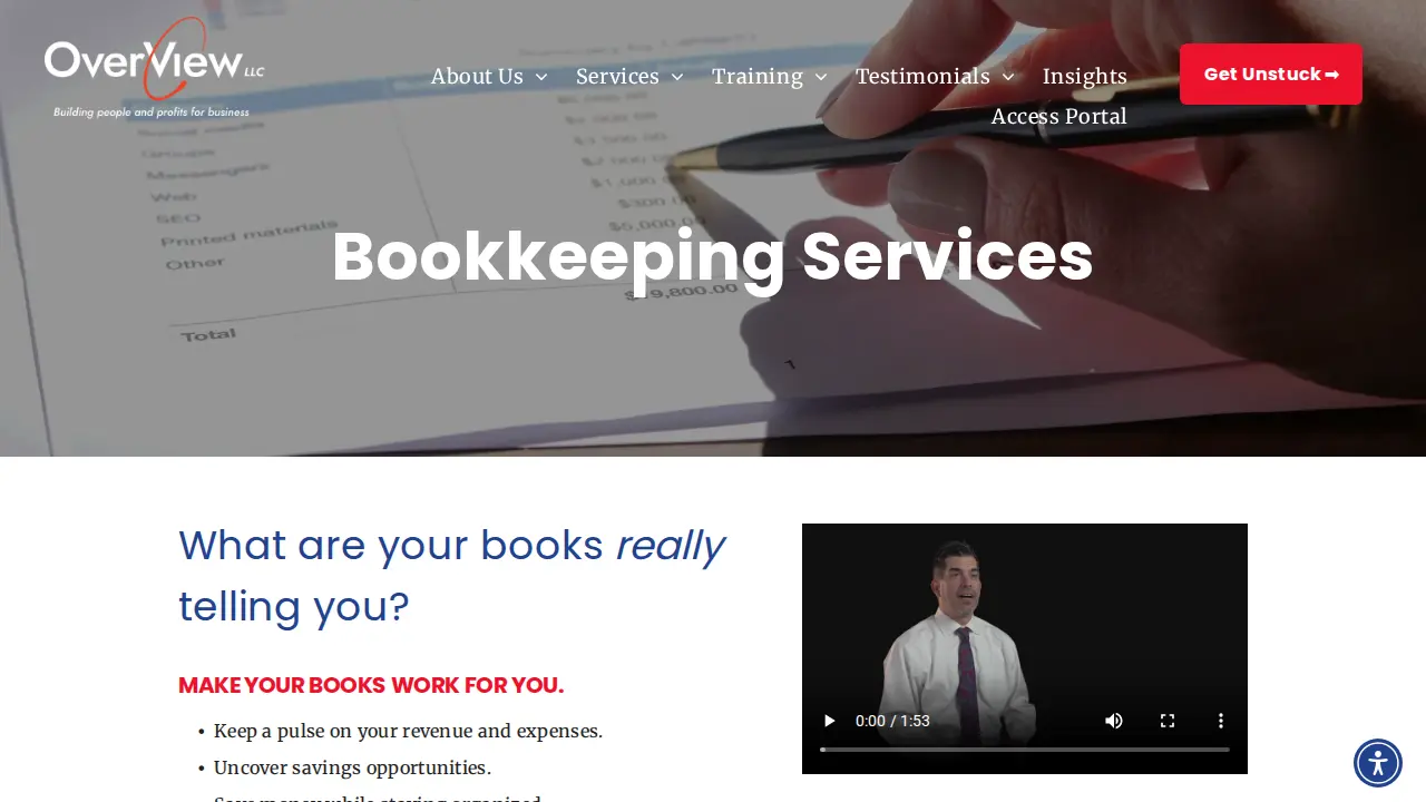 OverView Bookkeeping & Consulting LLC page