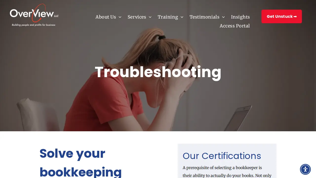 OverView Bookkeeping & Consulting LLC page