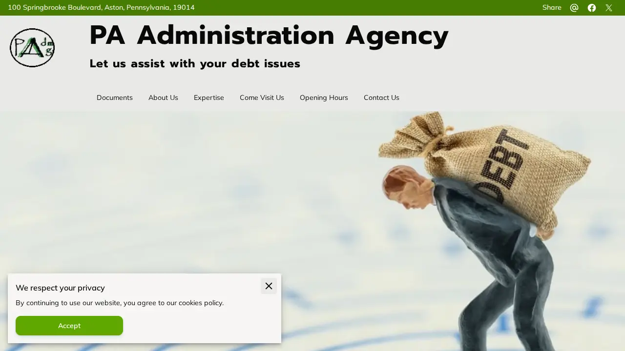 PA Administration Agency website