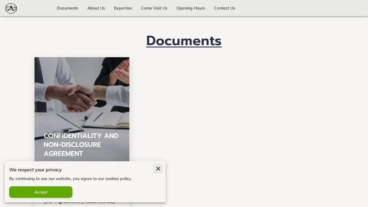 PA Administration Agency page