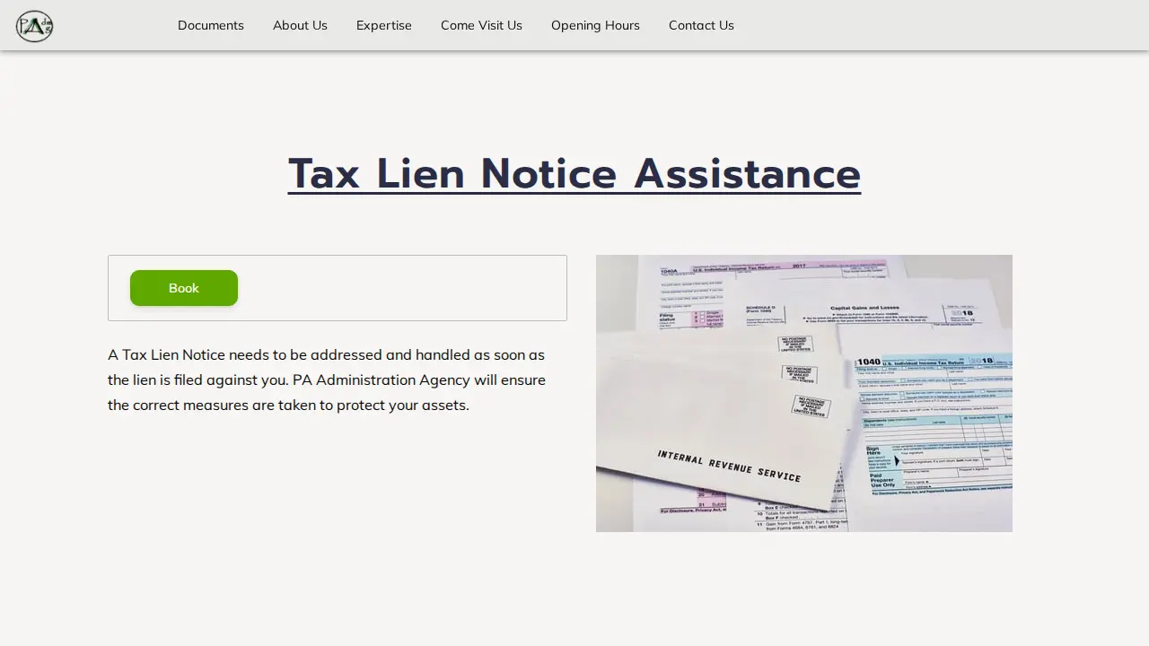 PA Administration Agency page