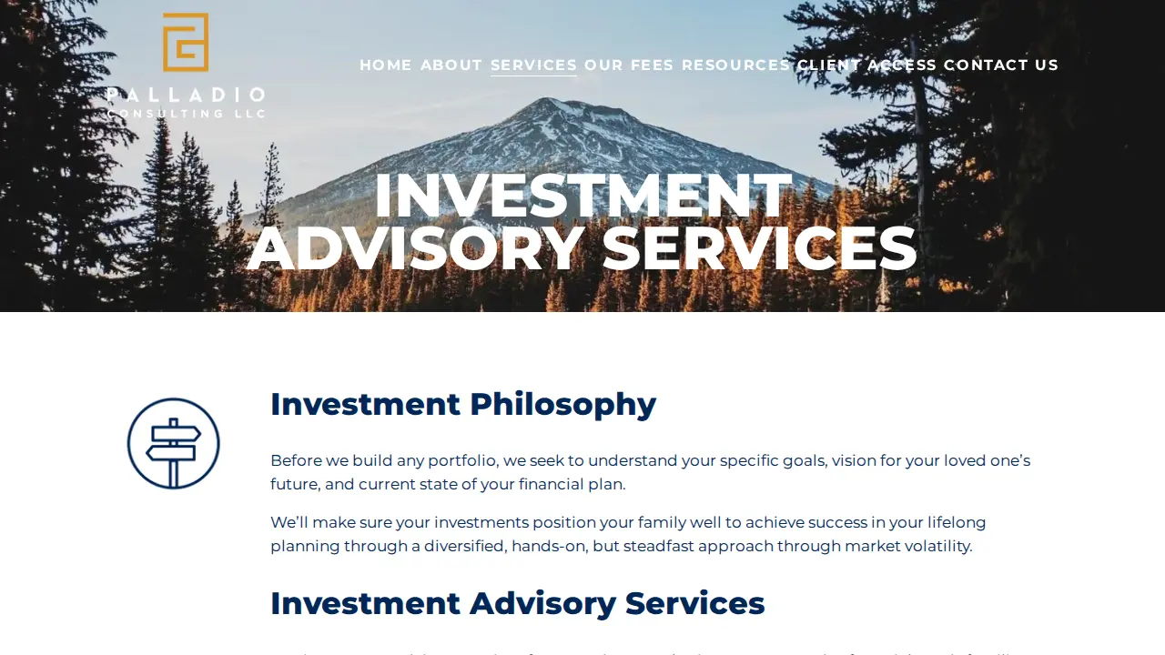 Palladio Consulting LLC page