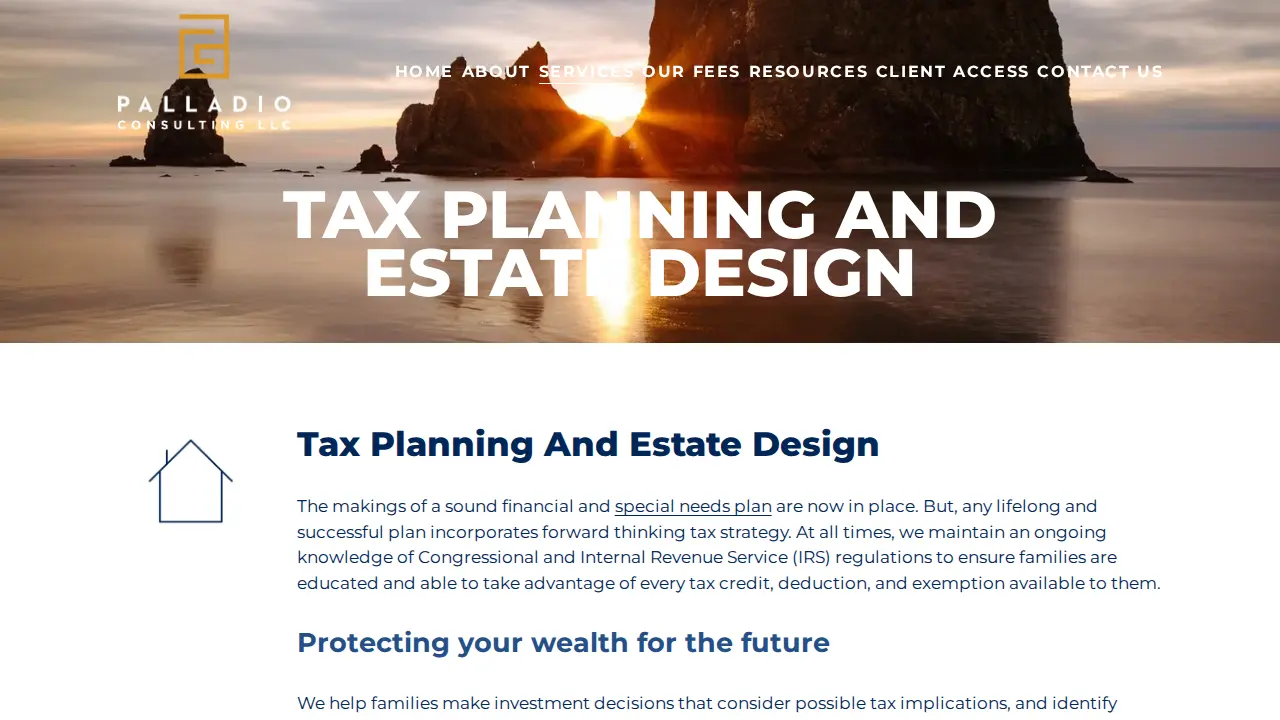 Palladio Consulting LLC page