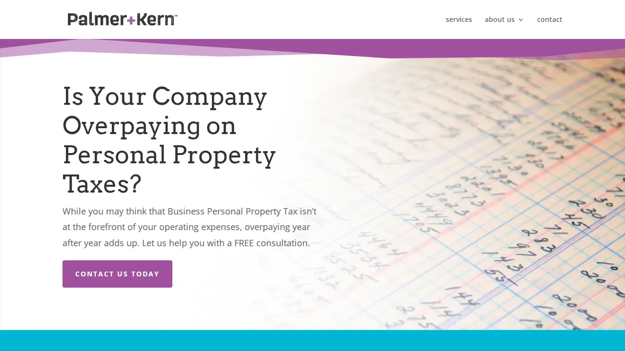 Palmer-Kern Machinery & Equipment Valuation Services website
