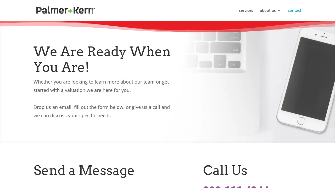 Palmer-Kern Machinery & Equipment Valuation Services page