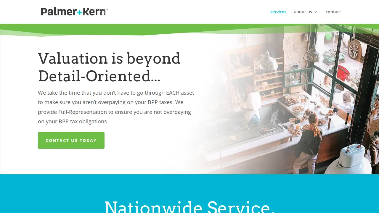 Palmer-Kern Machinery & Equipment Valuation Services page