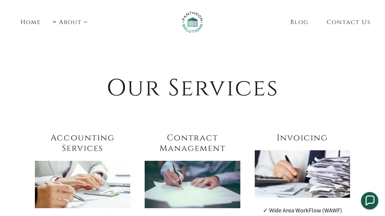 Pantheon Solutions page