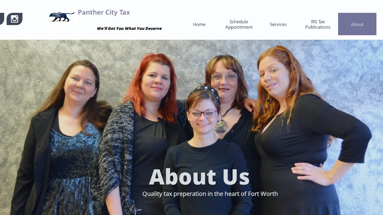 Panther City Tax page