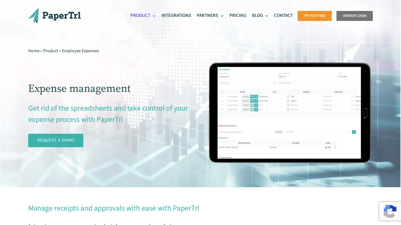 PaperTrl page