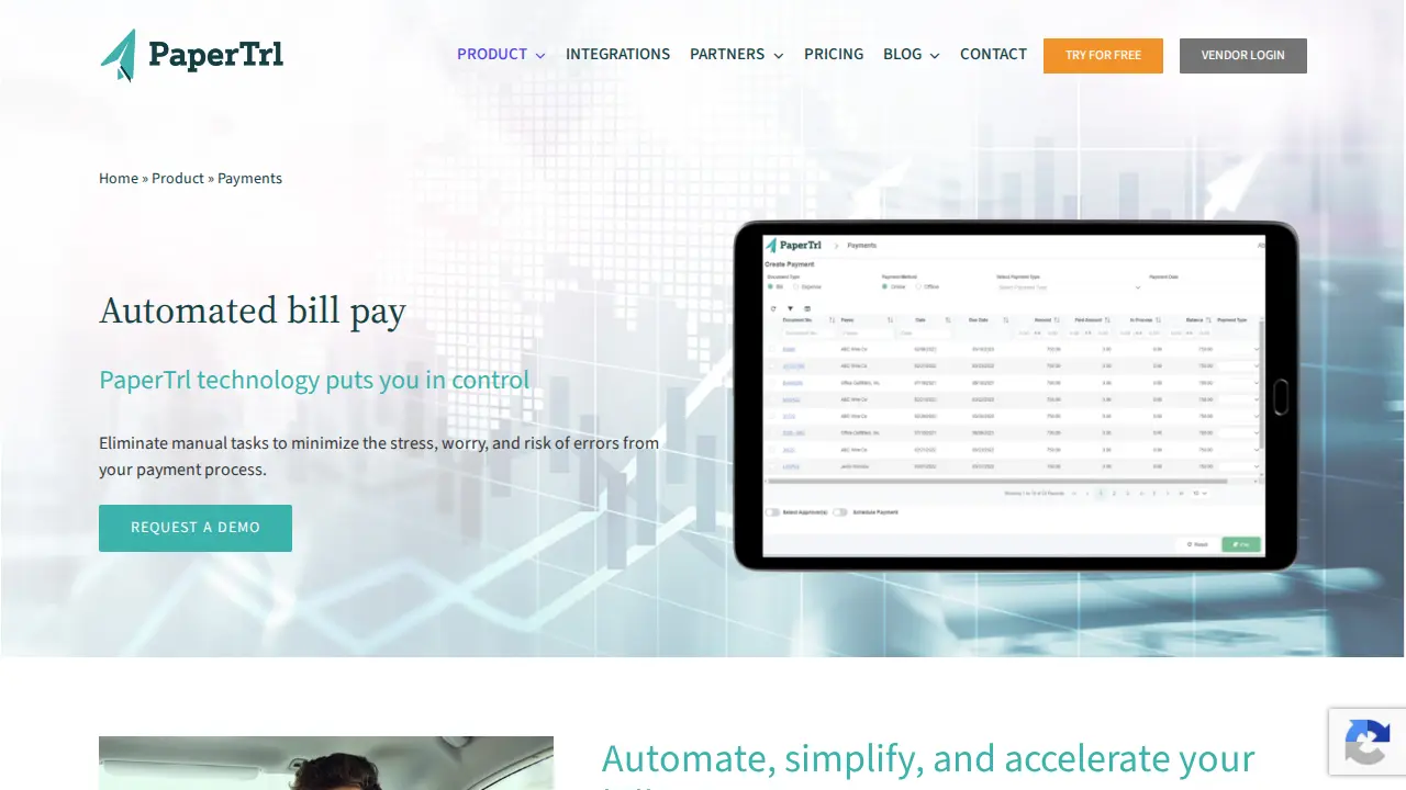 PaperTrl page