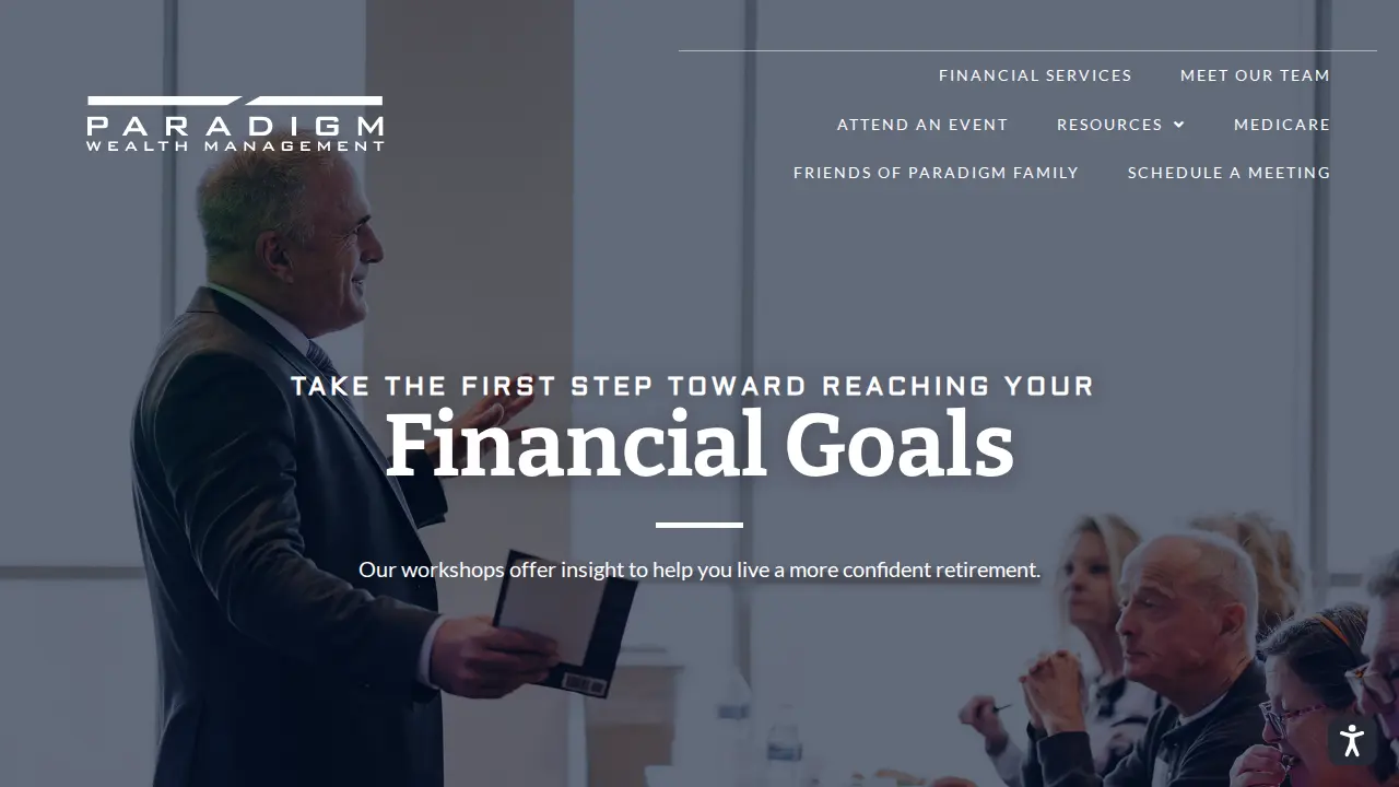 Paradigm Wealth Management page