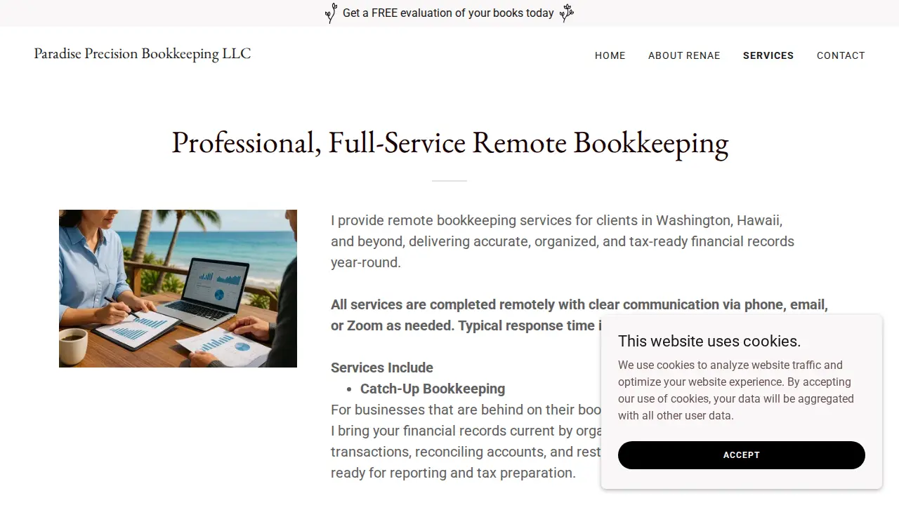 Paradise Precision Bookkeeping, LLC page