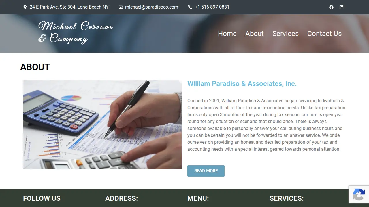 William Paradiso & Associates page