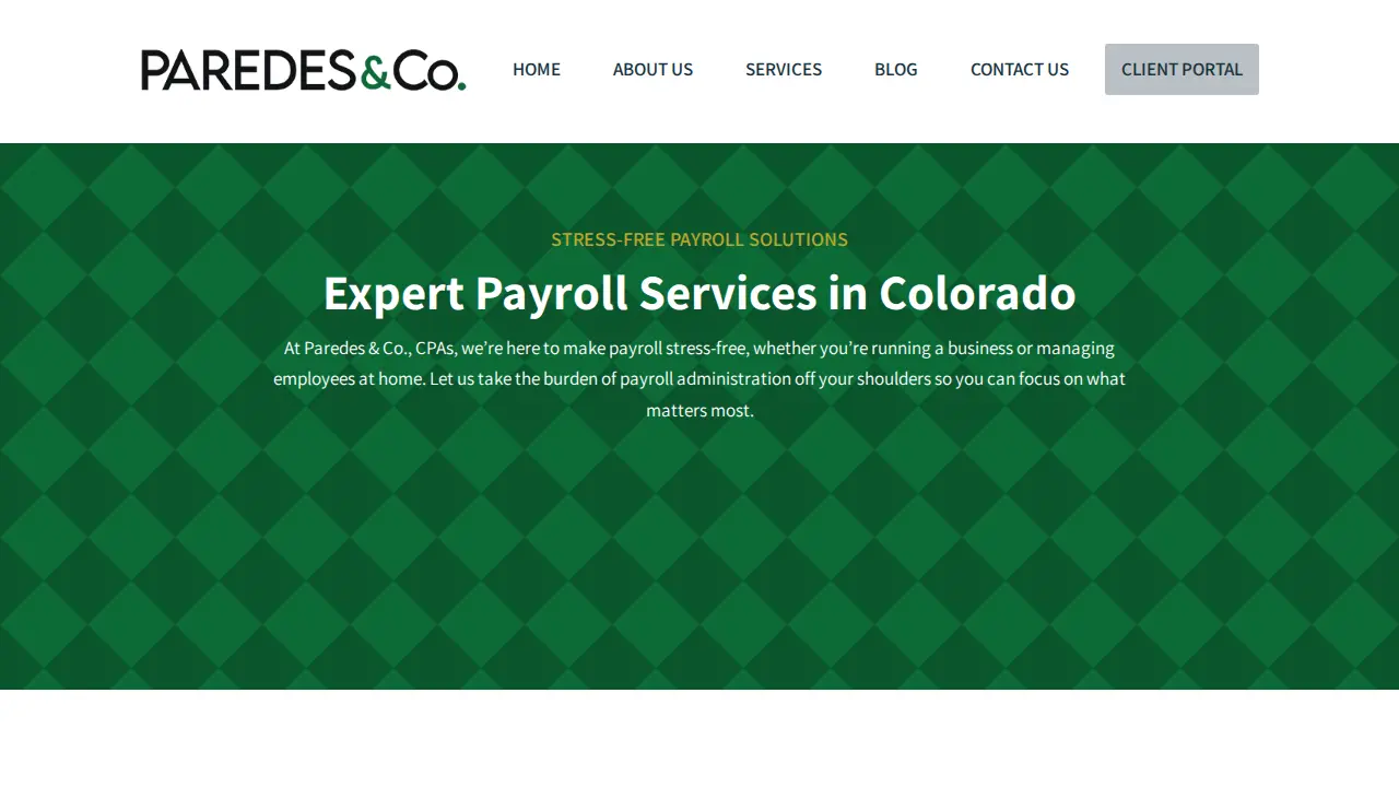Paredes & Co. CPAs page