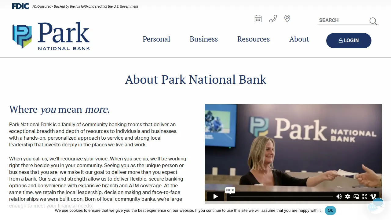 Park National Bank: Columbus Gender Road Office page