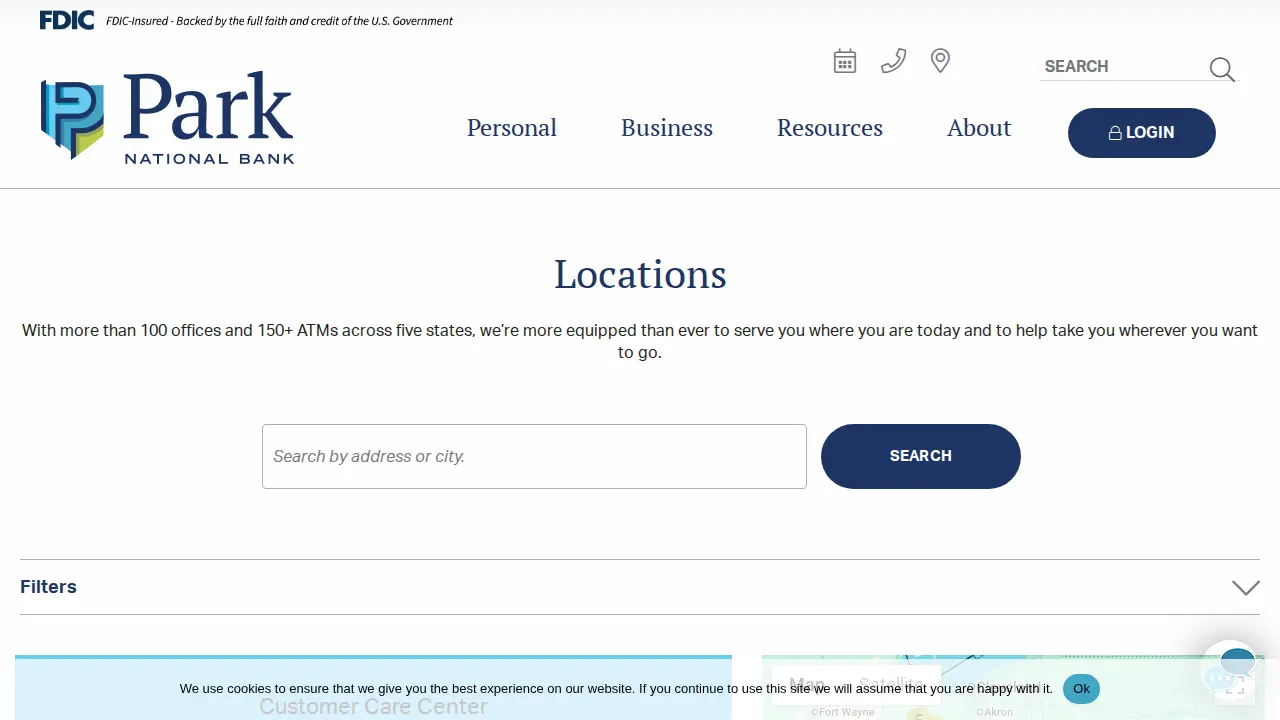 Park National Bank: Columbus Gender Road Office page