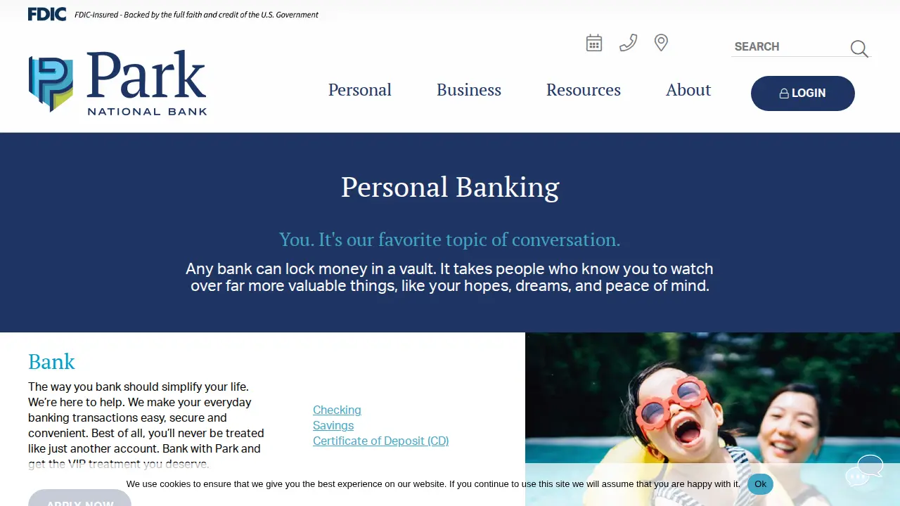 Park National Bank: Columbus Gender Road Office page