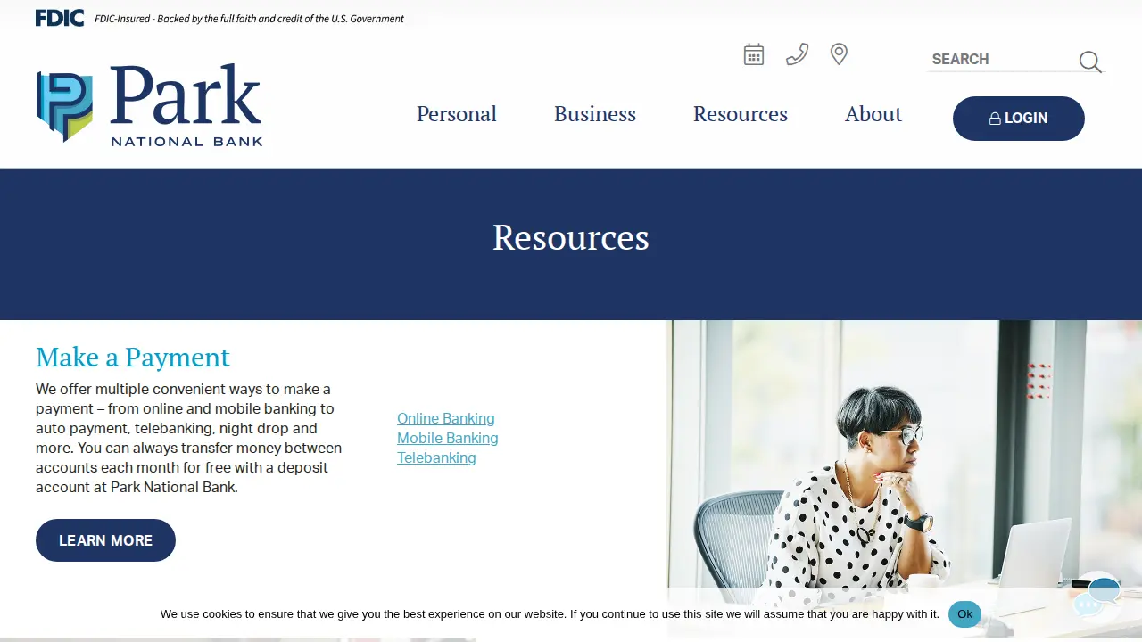 Park National Bank: Columbus Gender Road Office page