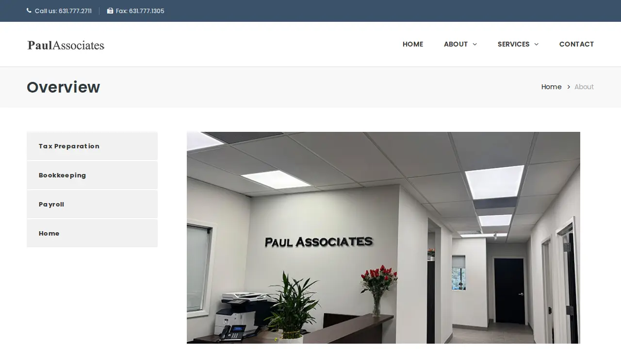Paul Associates page