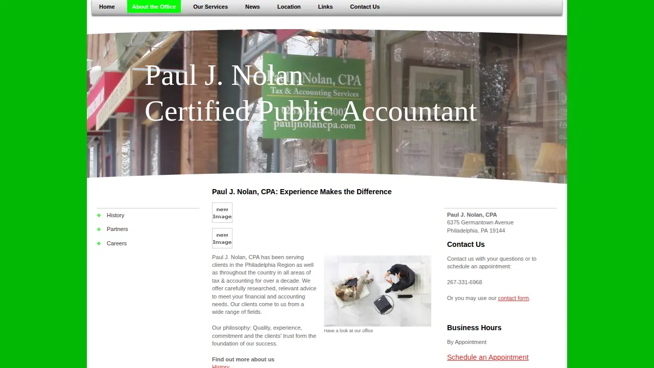 Paul J. Nolan, CPA page