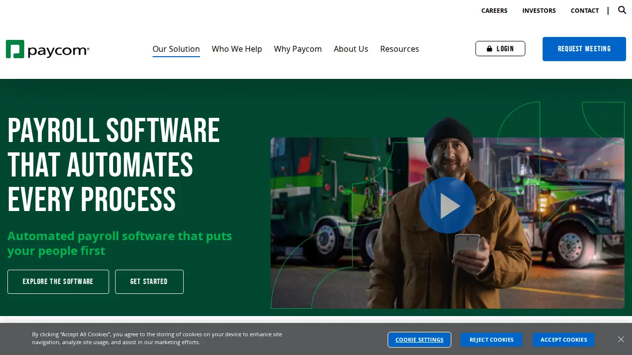 Paycom Providence page