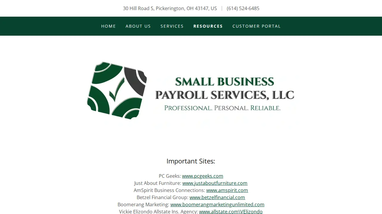 Small Business Payroll Services, LLC page