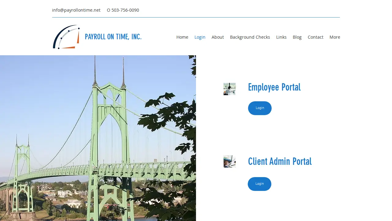 Payroll On Time, Inc. page
