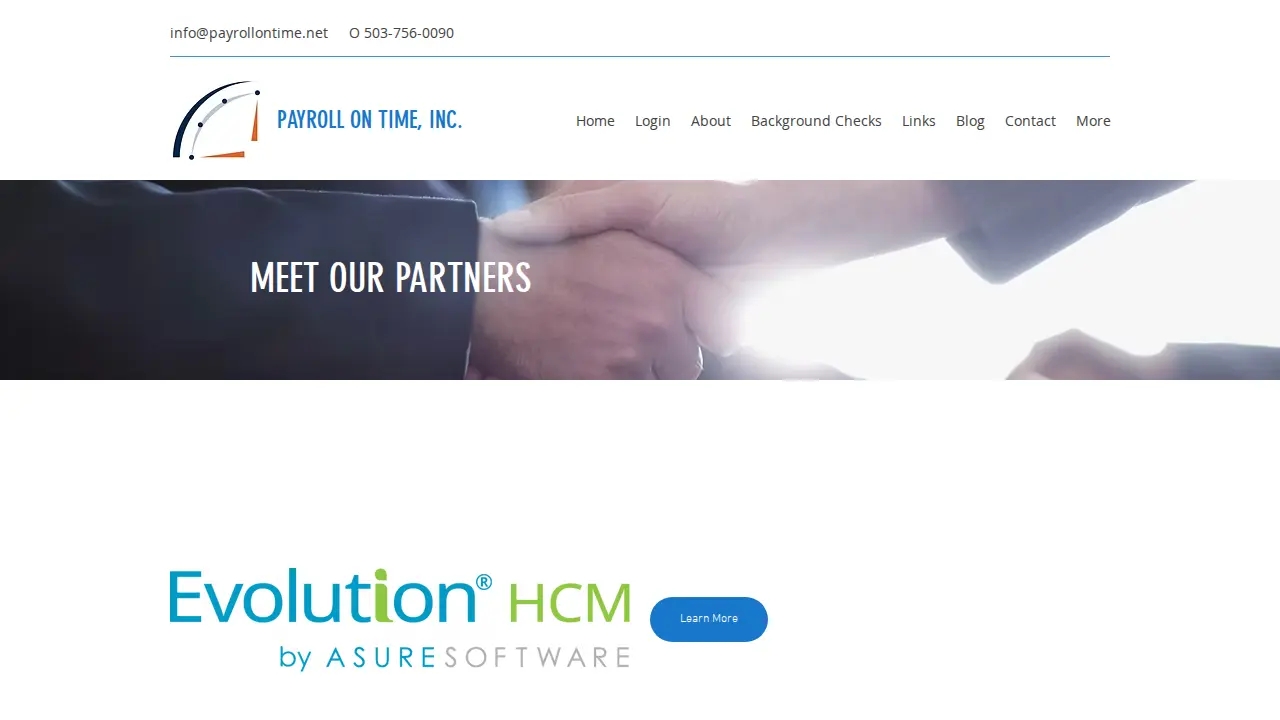 Payroll On Time, Inc. page