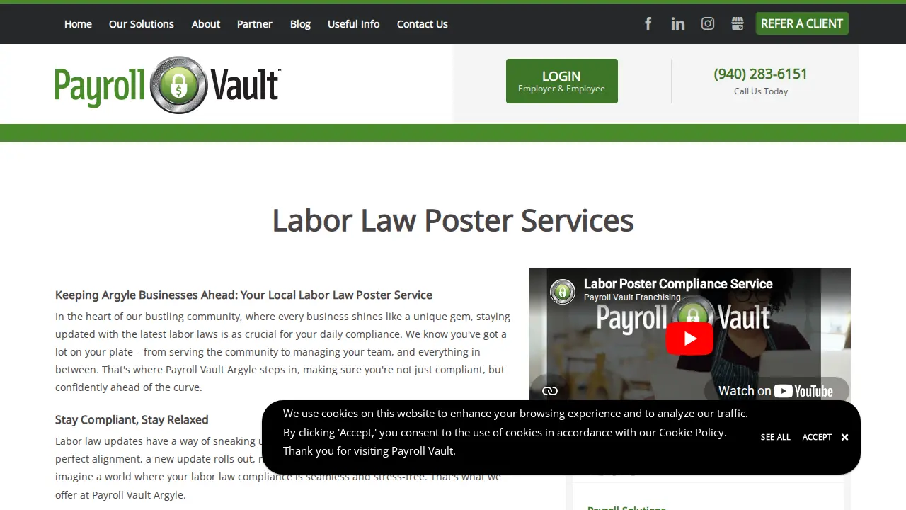 Payroll Vault Argyle, Texas page